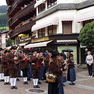 Traditional music band Saalbach